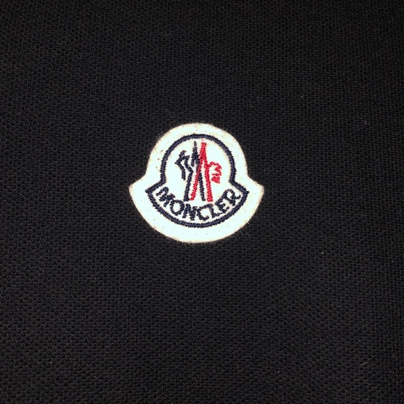 Black Moncler Polo - Picture 4 of 8